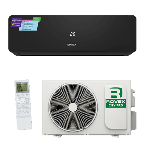 Сплит система Rovex RS-18CBS5 PRO BLACK/GREY
