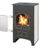 Дровяная печь Везувий ПК-01 (205) с плитой беж. 