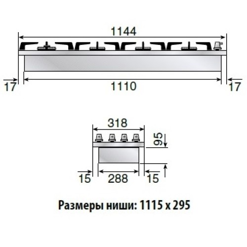 Варочная панель Ilve HP1230DN в Краснодаре