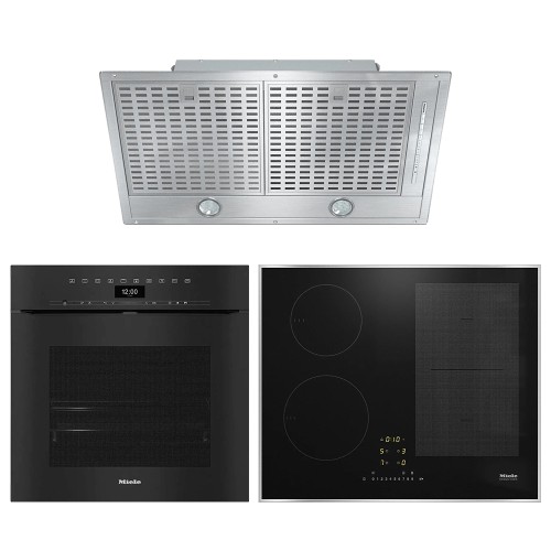 Комплект №9 (варочная панель Miele KM7464 FR + духовой шкаф Miele H7260B OBSW + вытяжка Miele DA 2578) в Краснодаре