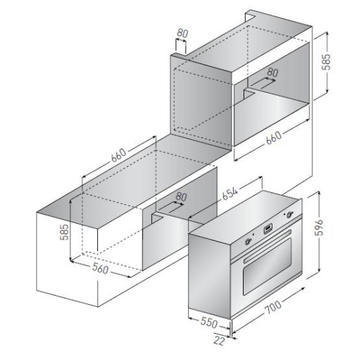 Духовой шкаф Ilve 700-WMP в Краснодаре