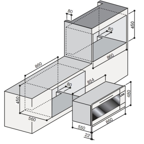 Духовой шкаф Ilve 948-SSXMP в Краснодаре