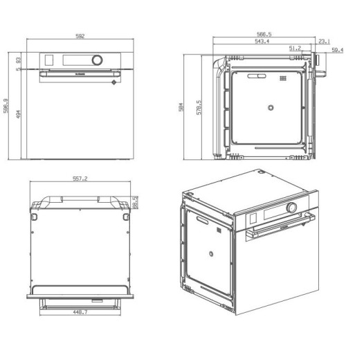 Духовой шкаф De Dietrich DOP8574BB в Краснодаре