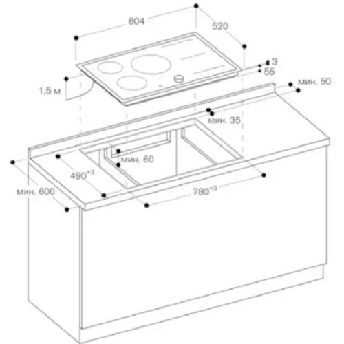 Индукционная варочная панель Gaggenau CI283113 в Краснодаре