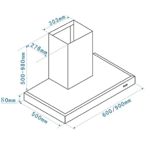 Настенная вытяжка Brandt AD1516X в Краснодаре