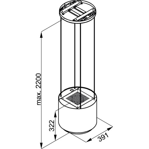 Подвесная вытяжка Brandt BHI2353G в Краснодаре