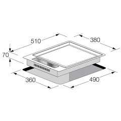 Теппан-яки Fulgor Milano CPH 402 ID TY TC X/2