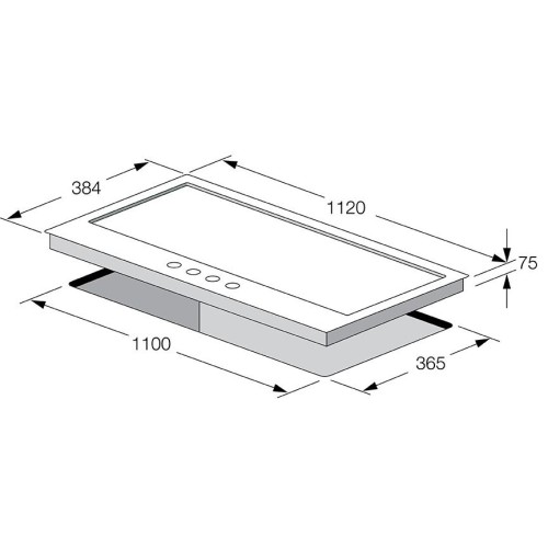 Варочная панель Fulgor Milano CPH 1124 G WK X в Краснодаре