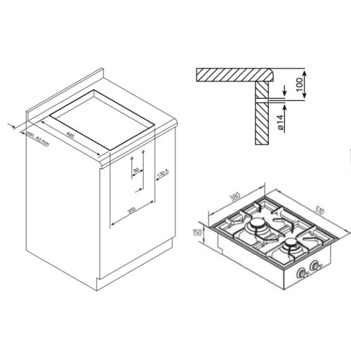 Варочная панель Ilve HF40 в Краснодаре