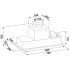 Встраиваемая вытяжка Fulgor Milano FBHD 700 PT X в Краснодаре