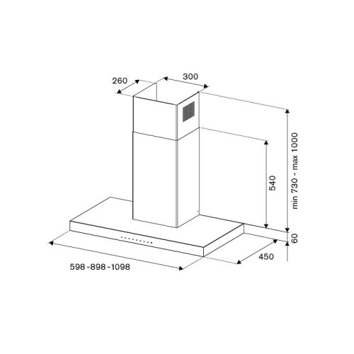 Вытяжка Bertazzoni KT90P1XV в Краснодаре