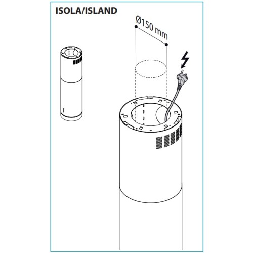 Вытяжка Falmec POLAR ISOLA X в Краснодаре