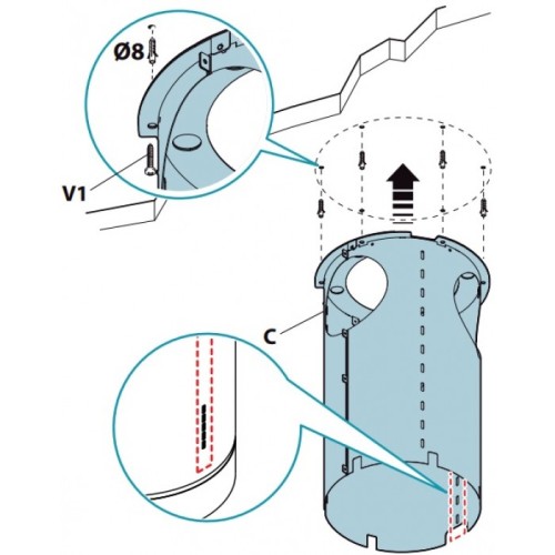 Вытяжка Falmec POLAR ISOLA X в Краснодаре