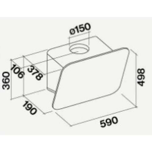 Вытяжка Falmec Tab 60 Black в Краснодаре