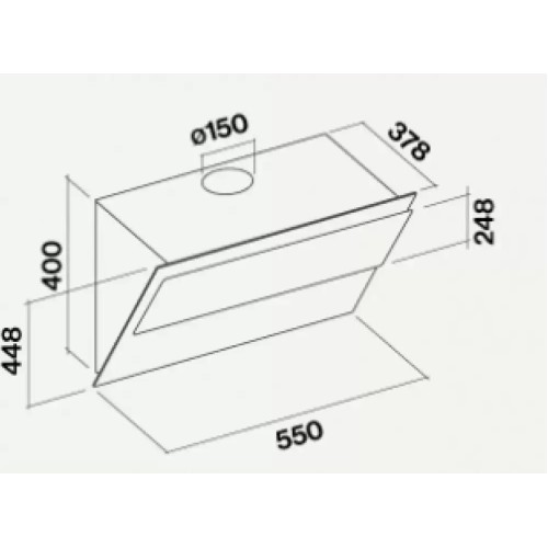 Вытяжка Falmec VERSO 55 WHITE в Краснодаре