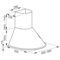 Вытяжка  Kaiser A 9423 GrBe Eco