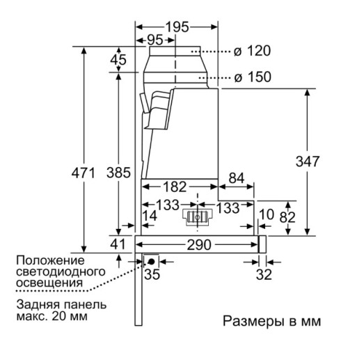 Встраиваемая вытяжка Neff D49PU54X1 в Краснодаре