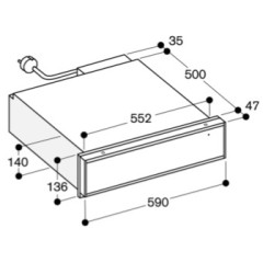Встраиваемый подогреватель Gaggenau WS 461-100