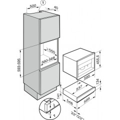 Встраиваемый подогреватель Miele ESW 7010 OBSW