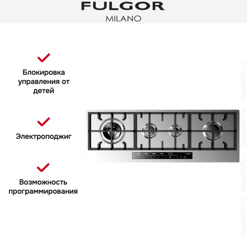 Варочная панель Fulgor Milano CPH 1124 G WK TC X в Краснодаре