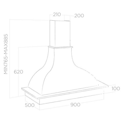 Вытяжка Elica MEMPHIS WH/A/90 T.GREZZO в Краснодаре