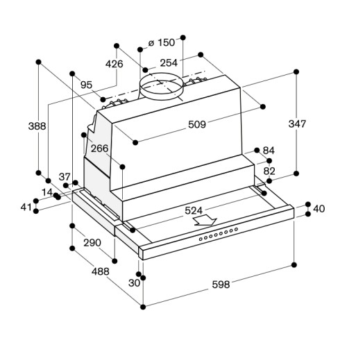 Встраиваемая вытяжка Gaggenau AF 200-160 в Краснодаре