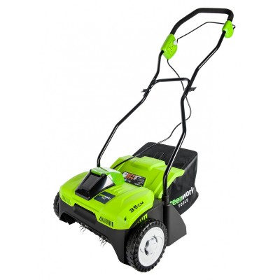 Аэратор GREENWORKS аккумуляторный 40V, без АКБ и ЗУ