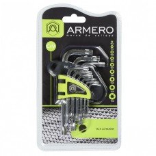 Набор ключей ARMERO короткие TORX Cr-V (9 шт)      A410/097