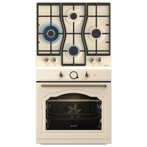 Комплект №3 (варочная панель Gorenje GW6D42CLI + духовой шкаф Gorenje BO6735CLI) в Краснодаре