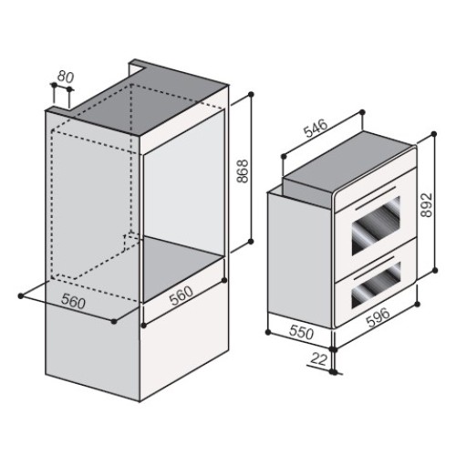 Духовой шкаф Ilve 201-NMP IX в Краснодаре