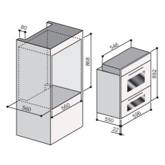 Духовой шкаф Ilve 201-NMP A