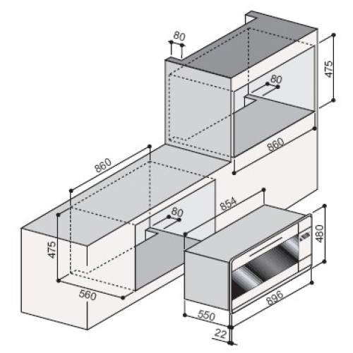 Духовой шкаф Ilve 948-SSTC в Краснодаре