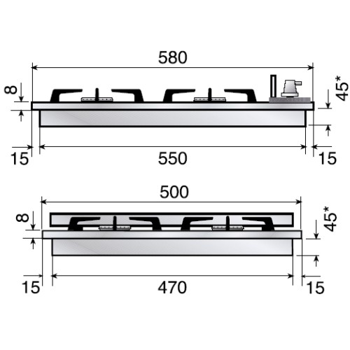 Варочная панель Ilve H60CNV Antigue white в Краснодаре