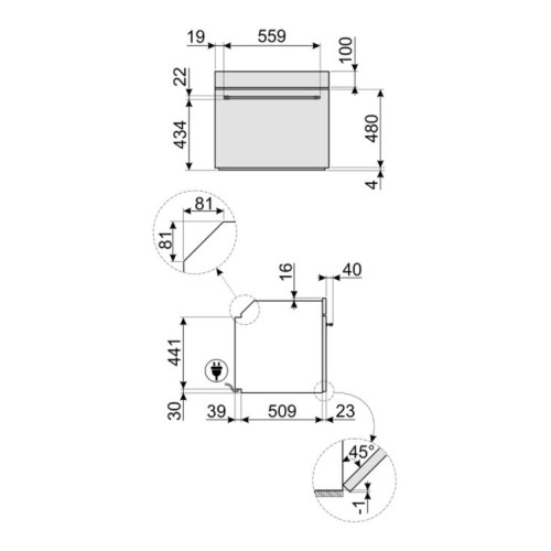 Духовой шкаф Smeg SF800B в Краснодаре