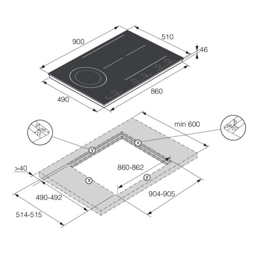 Индукционная варочная панель Asko HID925MFC в Краснодаре