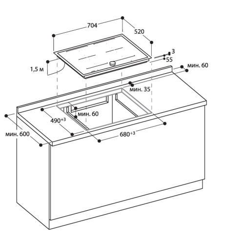 Индукционная варочная панель Gaggenau CI272101 в Краснодаре