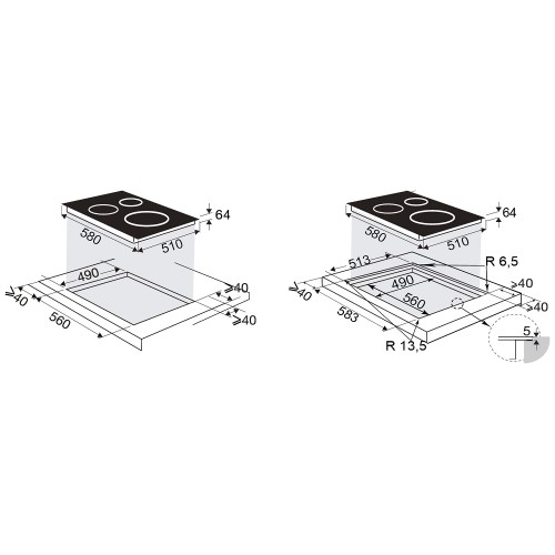 Варочная панель Brandt BPI6420B в Краснодаре