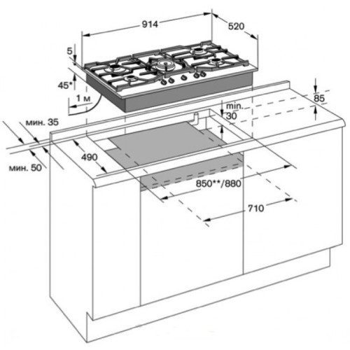 Варочная панель Gaggenau CG 290-211 в Краснодаре