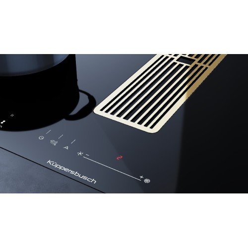 Варочная панель с вытяжкой Kuppersbusch KMI 8590.0 SR Gold в Краснодаре