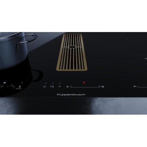 Варочная панель с вытяжкой Kuppersbusch KMI 8590.0 SR Gold в Краснодаре