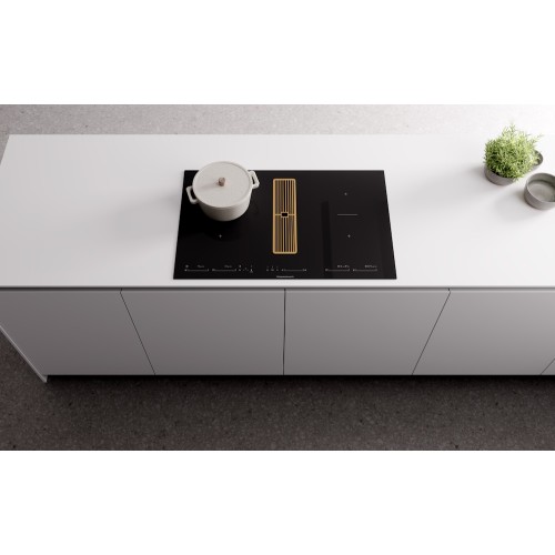 Варочная панель с вытяжкой Kuppersbusch KMI 8590.0 SR Gold в Краснодаре