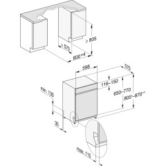 Встраиваемая посудомоечная машина Miele G 5410 SCi BRWS Active Plus