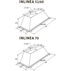Встраиваемая вытяжка Kuppersberg INLINEA 70 CX