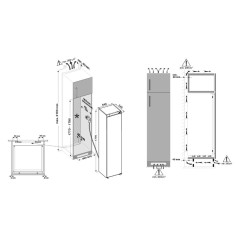 Встраиваемый холодильник Krona HANSEL