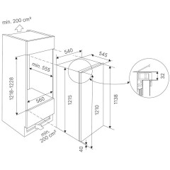 Встраиваемый холодильник Kuppersbusch FK 4540.1i