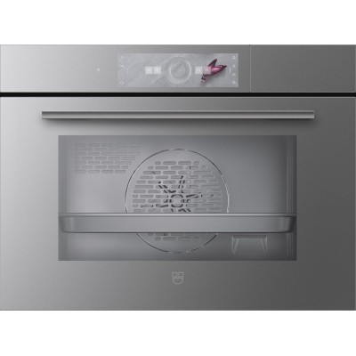 Встраиваемый паровой шкаф V-Zug CombiSteamer V4000 45 CS4T-23031 (платиновое стекло) в Краснодаре
