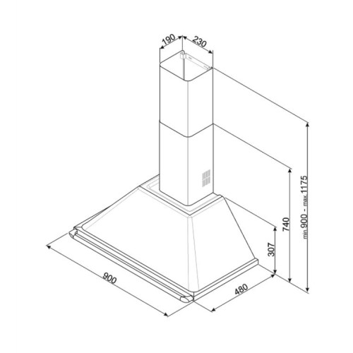 Вытяжка Smeg KT90BLE в Краснодаре