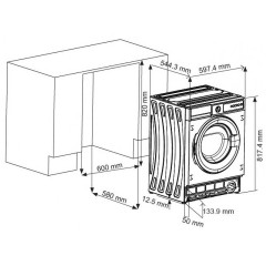 Встраиваемая стиральная машина Schaub Lorenz SLW TB7132