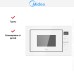 Встраиваемая микроволновая печь Midea MI10250GW в Краснодаре