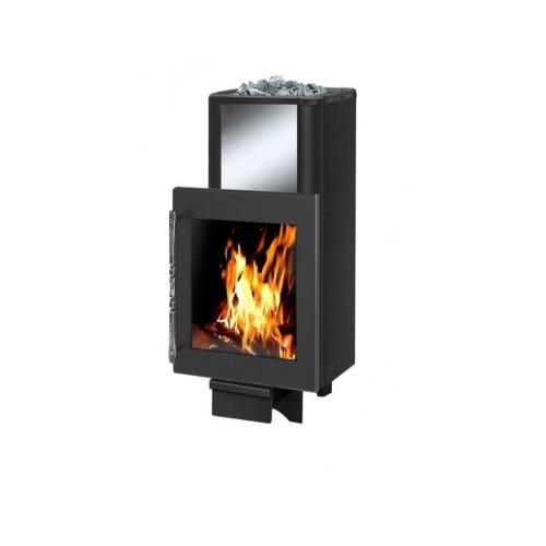 Дровяная печь Везувий Русичъ Антрацит 22 Панорама 